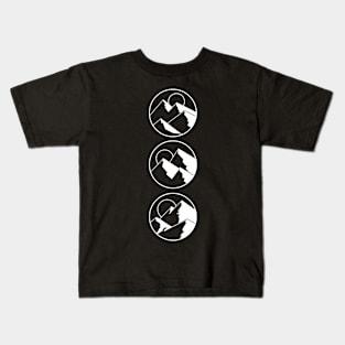 Mountain Threepet Kids T-Shirt